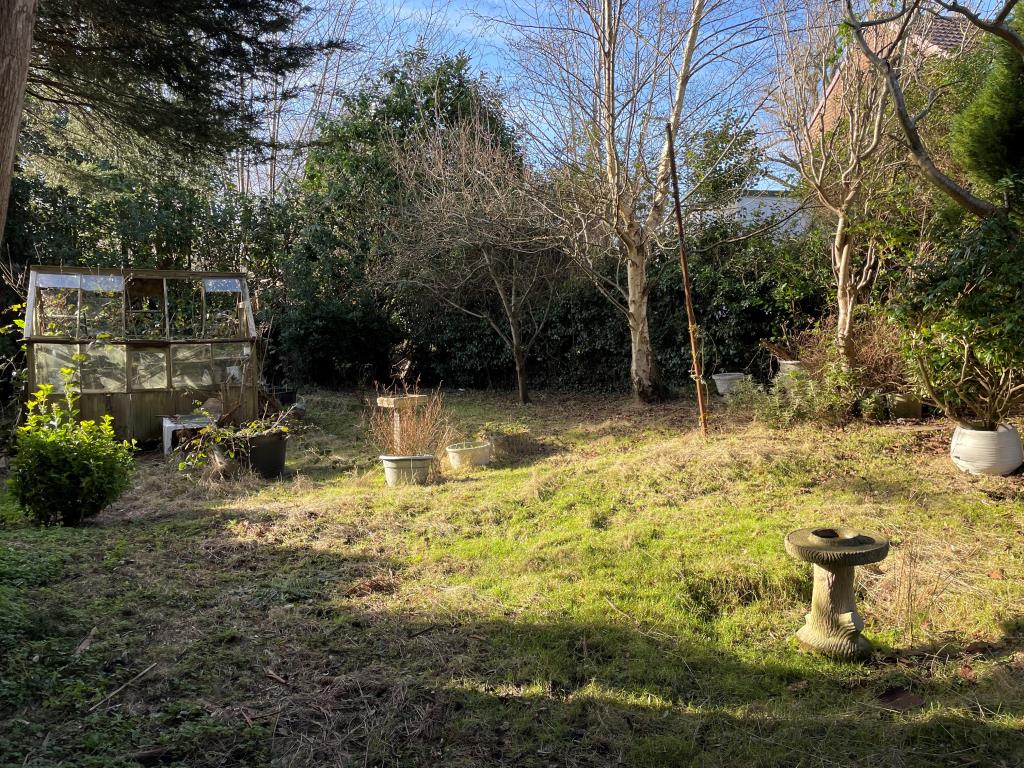 Lot: 79 - SEMI-DETACHED HOUSE FOR REFURBISHMENT - Garden with lawn and trees
